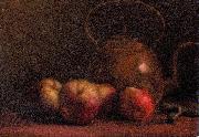 unknow artist Still life with apples oil painting on canvas